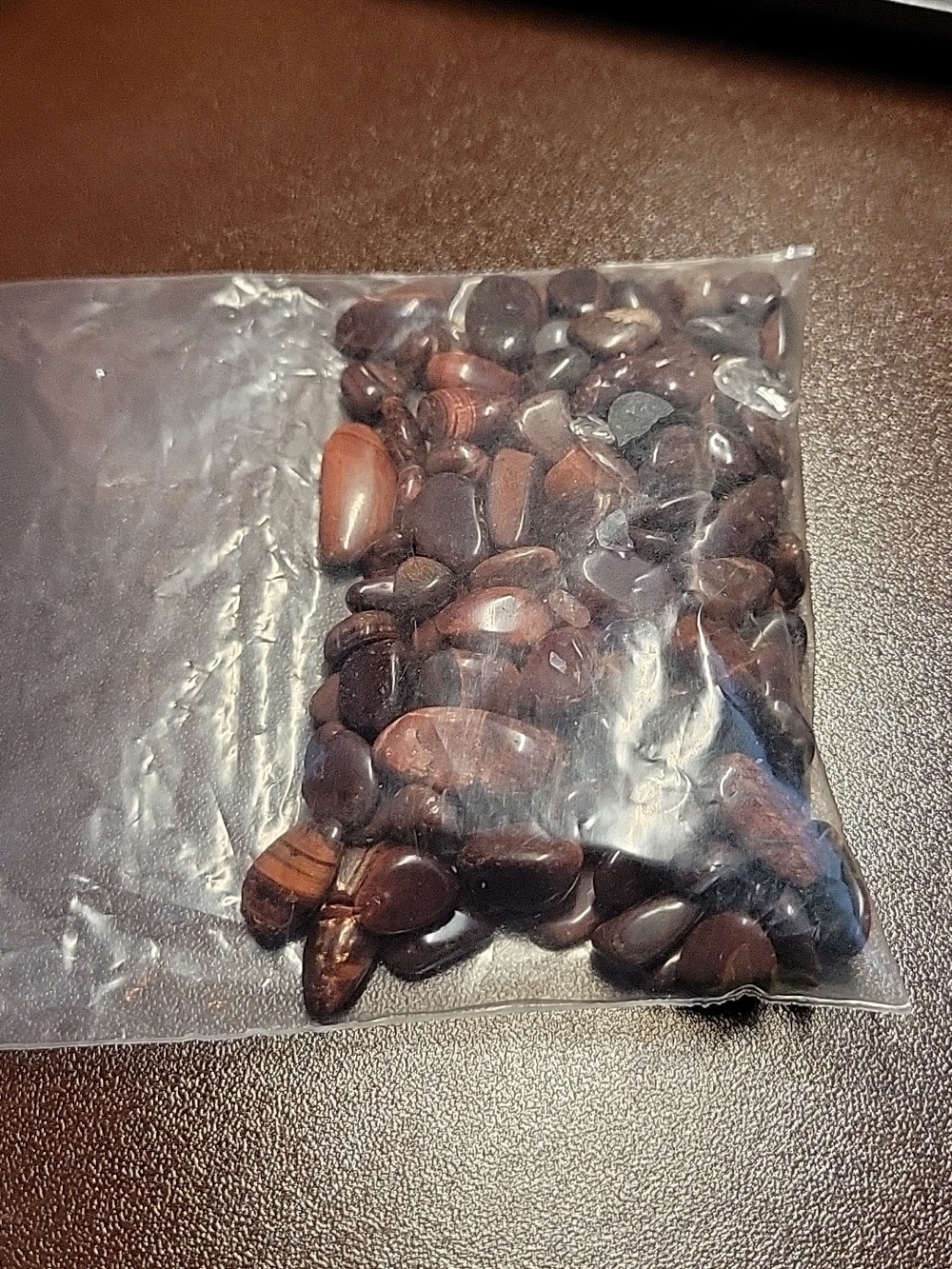 Red Tiger's Eye Stones for Jewelry Making Polished Beautiful Crafting - Picture 3 of 3